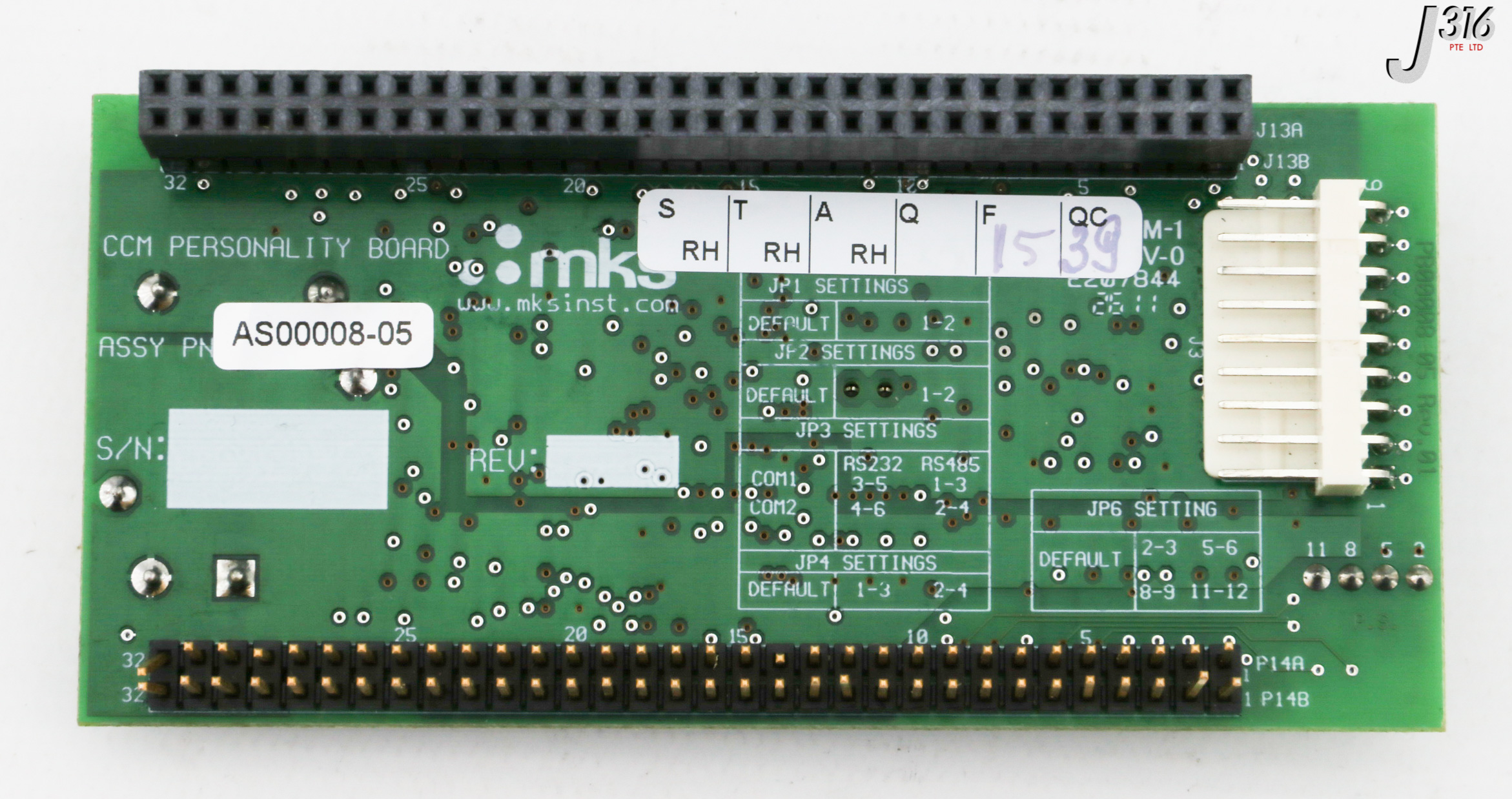 ユウ 32013 MKS PCB ASSY, CCM PERSONALITY BD AS00008-05 | eBay